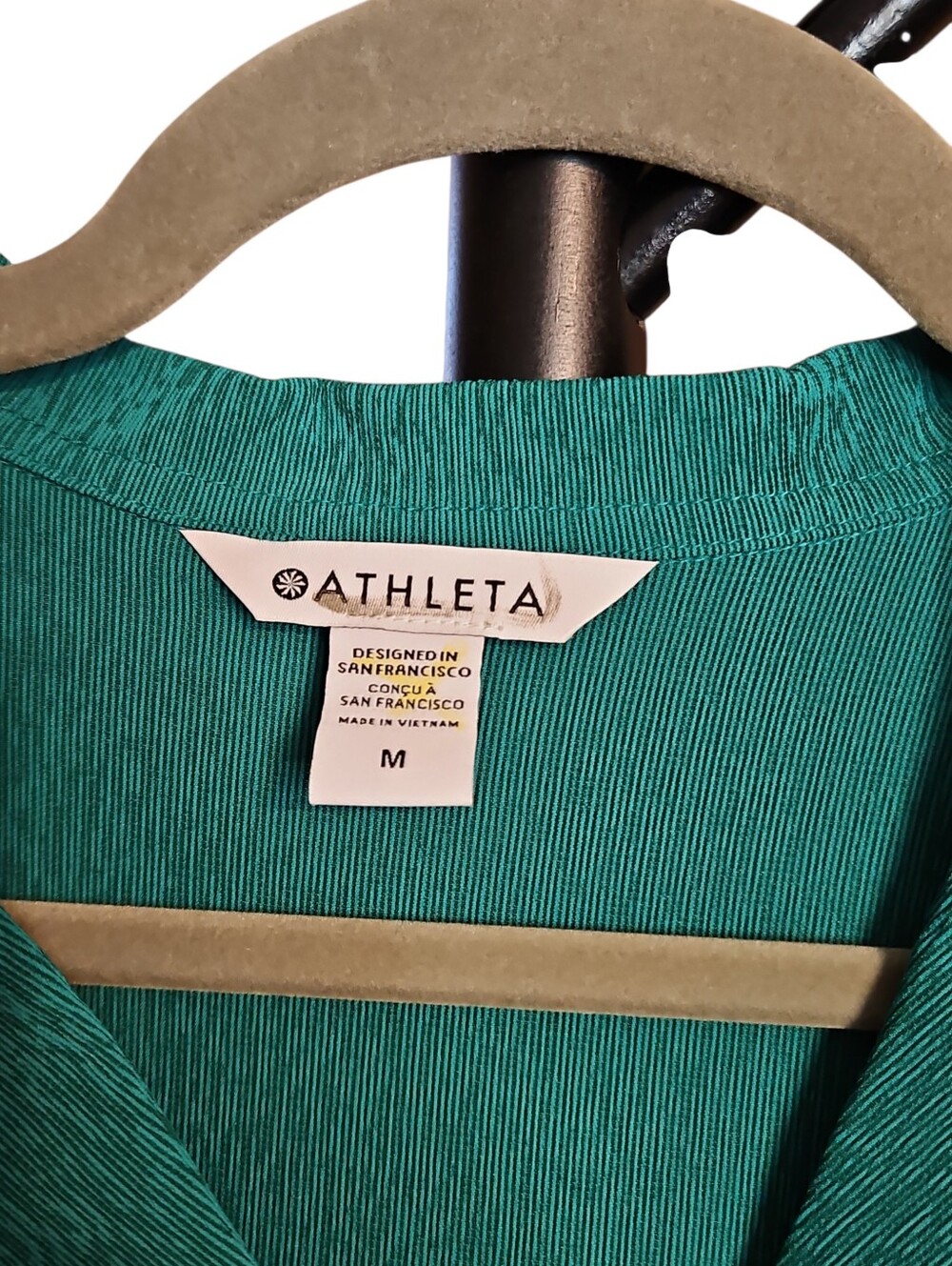 Athleta Echo Top | Size M | Teal | NWT | Quick Dry Packable - Picture 4 of 5